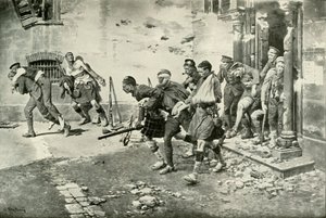 Incidens a visszavonulásban Monsból, 1919. alkotó: Unbekannt