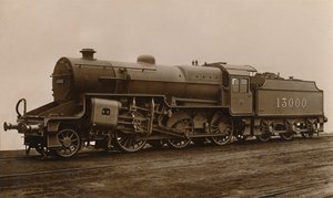Egy L.M.S. Vegyes forgalmú mozdony, 1930-as évek. alkotó: Unbekannt