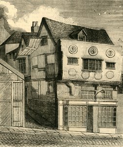 Egy régi ház a Little Tower Hillen, c1792, c1872. alkotó: Unbekannt