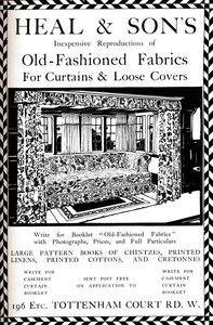 A Heal & Sons of Tottenham Court Road hirdetése, London, 1908 alkotó: Unbekannt