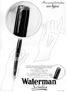 Waterman tollak reklámja, 1938 alkotó: Unbekannt
