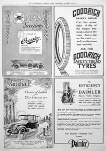 Egy reklámoldal az Illustrated London News-ban, 1916 karácsonya alkotó: Unbekannt