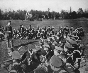 Szabadtéri előadás az oxfordi Parksban, 1915 alkotó: Unbekannt