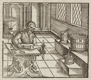 A puskaporban és a húsok tartósításában használt salétrom elemzése – Lazarus Ecker: Description des ores et des main method d