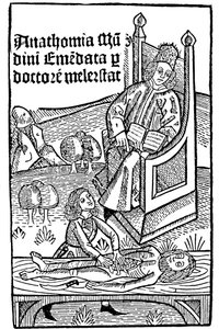 Anatómiai bemutató, 1493 alkotó: Unbekannt