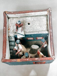 Ókori egyiptomi sírmodell, Kr.e. 22-19 alkotó: Unbekannt