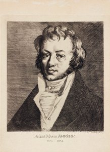 Andre-Marie Ampere francia fizikus és matematikus, 1820 körül alkotó: Unbekannt
