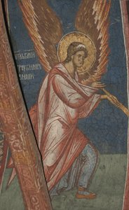 Angyal trombitával, 1350 körül alkotó: Unbekannt