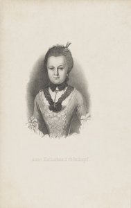 Anna Katharina Käthchen Schönkopf 1746-1810, 1820 körül. alkotó: Unbekannt