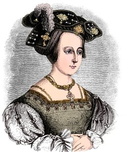 Anne Boleyn 1504-1536, VIII. Henrik második felesége, 1880 alkotó: Unbekannt