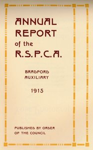 Jahresbericht der R.S.P.C.A., 1916