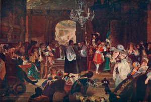 A Whitehall előszobája II. Károly haldokló pillanatai idején, 1685 1905 alkotó: Unbekannt