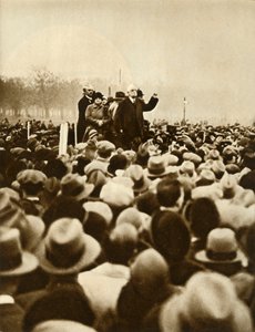 Kormányellenes tüntetés, Hyde Park, London, 1933. február 6., 1935.i alkotó: Unbekannt