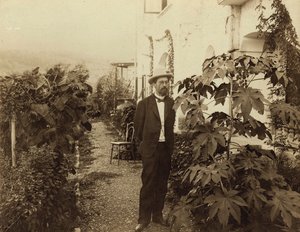 Anton Csehov, orosz szerző, Jalta, Krím, Oroszország, c1900 alkotó: Unbekannt