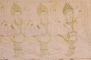 Apsara rajz, Siem Reap, Kambodzsa alkotó: Unbekannt