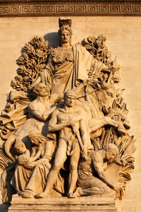 Diadalív szobor: Antoine Etex diadala (1810), Párizs, Franciaország alkotó: Unbekannt