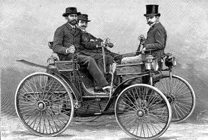 Armand Peugots első motorkocsija, 1890 alkotó: Unbekannt