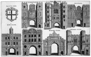 London City fegyverei és kapui, 1650 19. század alkotó: Unbekannt