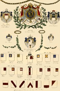 A Francia Birodalom és a császári nemesség fegyverei, 1806, 1921. alkotó: Unbekannt