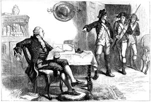 William Franklin letartóztatása, New Jersey, 1776 c1880 alkotó: Unbekannt