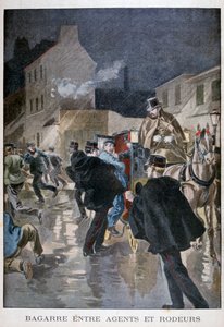 A rendőrség letartóztatta, Párizs, 1900 alkotó: Unbekannt
