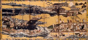 A déli barbárok érkezése, kb. 1600. alkotó: Unbekannt