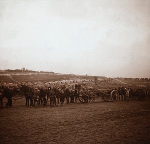 Tüzérség, Genicourt, Észak-Franciaország, c1914-c1918 alkotó: Unbekannt