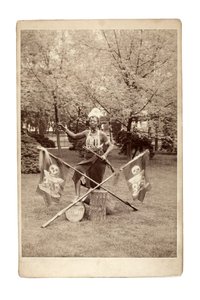 Ashanti csoportos előadás, Németország 1890-es évek (f/w fotó) alkotó: Unbekannt