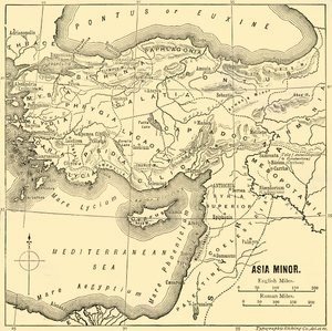 Kis-Ázsia – térkép, 1890. alkotó: Unbekannt