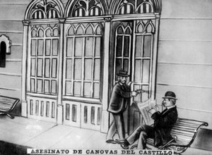 Antonio Canovas del Castillo meggyilkolása, 1897 alkotó: Unbekannt