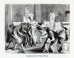 Fülöp király meggyilkolása, 1882 alkotó: Unbekannt