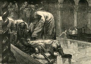 V. Leó császár meggyilkolása, i.sz. 820, 1890. alkotó: Unbekannt