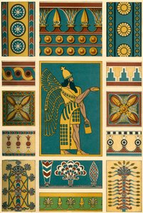 Asszír díszítés, 1898. alkotó: Unbekannt