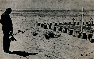Egy Battlefield temetőben Egyiptomban, 1942, 1945. alkotó: Unbekannt