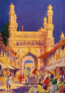 A Char Minarban Hyderabadban, 1948. alkotó: Unbekannt