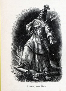 Attila the Hun, 1882 alkotó: Unbekannt