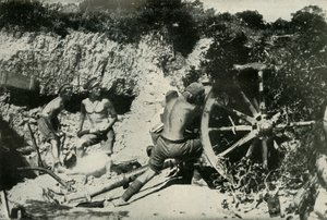 Ausztrál lövészek a Gallipoli-félszigeten, 1919. alkotó: Unbekannt