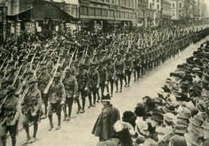Ausztrál csapatok, Melbourne, első világháború, c1915, c1920. alkotó: Unbekannt