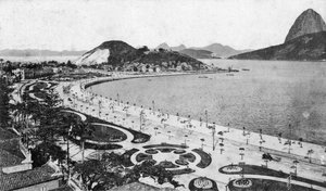 Avenida Beira-Mar, Botafogo, Rio de Janeiro, 20. század eleje alkotó: Unbekannt