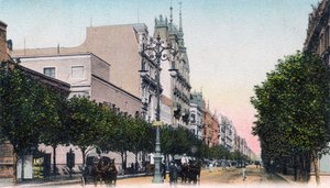 Avenida de Mayo, Buenos Aires, Argentína, XX. század eleje alkotó: Unbekannt