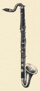 B basszusklarinét, 1895. alkotó: Unbekannt