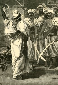 Bagaeus átadja üzeneteit a perzsa gárdának, 1890. alkotó: Unbekannt