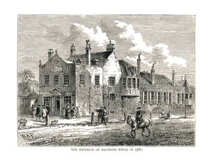 Bagnigge Wells, 1780 alkotó: Unbekannt