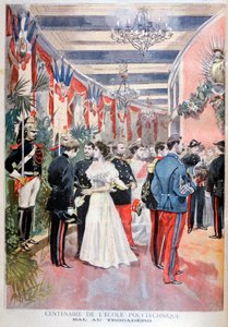 Bál a Műszaki Iskola századának ünneplésére, Trocadero, Párizs, 1894 alkotó: Unbekannt