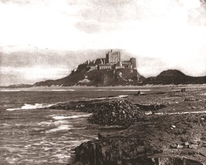 Bamburgh kastély, Northumberland, 1894. alkotó: Unbekannt