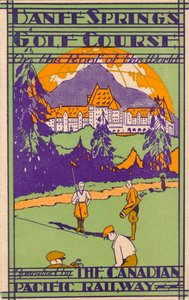 Banff Springs golfpálya, eredményjelző, c1925 alkotó: Unbekannt