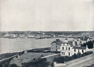 Bangor – A város és az öböl, a Mornington Parkból, Princeton, 1895 alkotó: Unbekannt