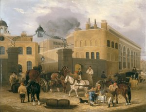 „Barclay és Perkins sörfőzde Southwarkban”, 1840 alkotó: Unbekannt