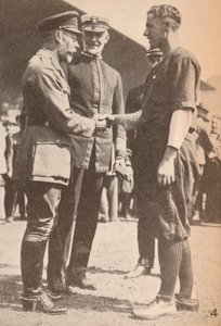 A baseballt, az Egyesült Államok nemzeti játékát az amerikai csapatok játszották Angliában. T alkotó: Unbekannt