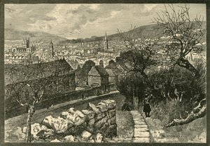 Bath, a Beechen-szikláról, 1898. alkotó: Unbekannt